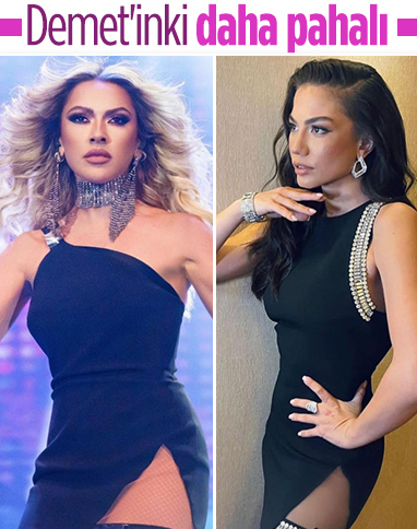 Hadise ve Demet'in benzer tarzı