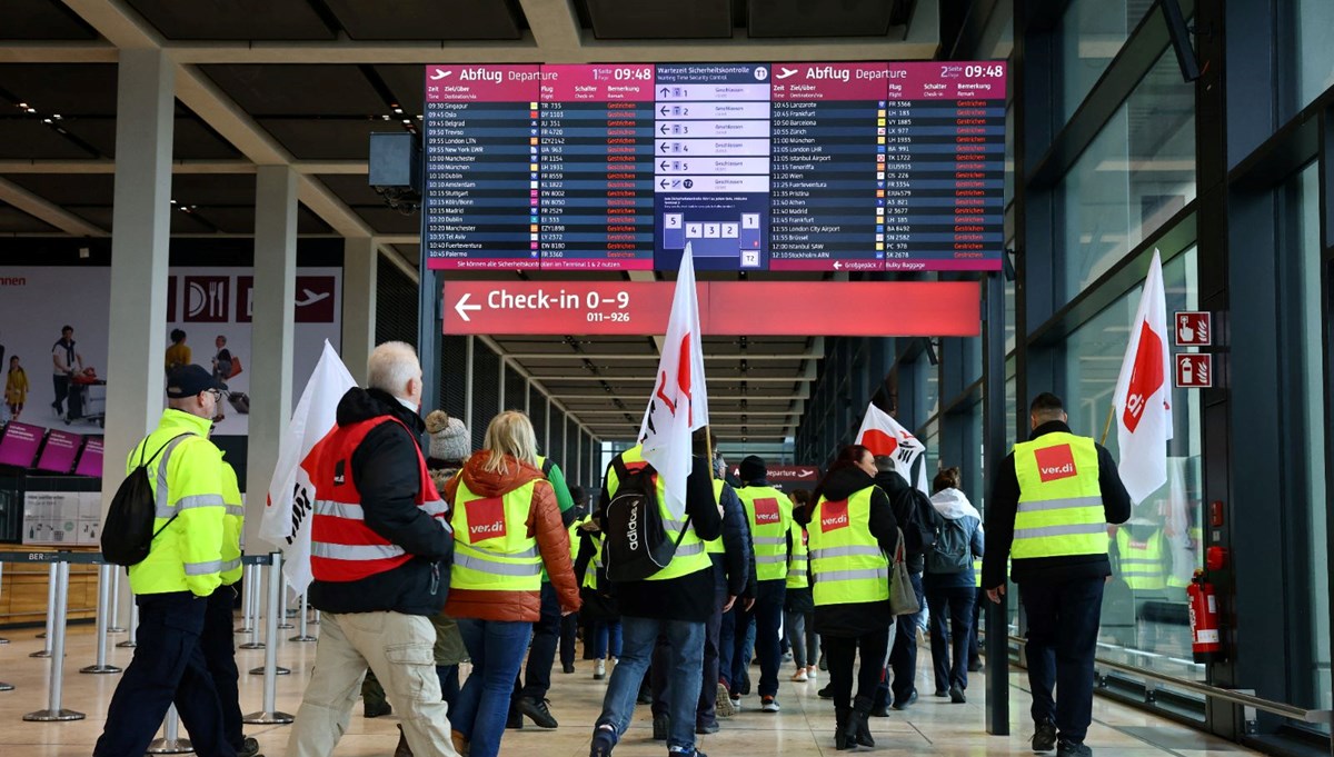 THY'nin bazı Düsseldorf seferlerine grev iptali