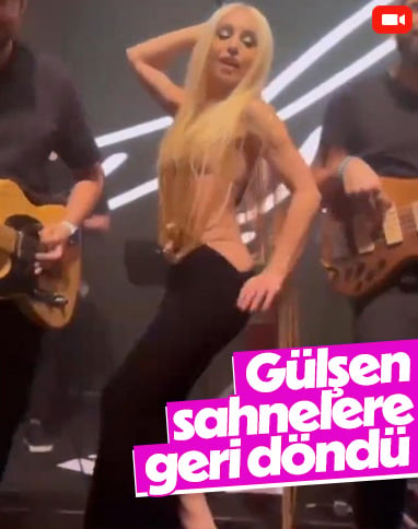 Gülşen aylar sonra sahne aldı