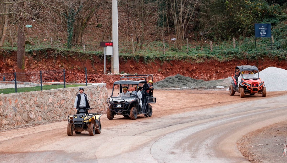 Doğa manzaralı ATV turları Kartepe'de turizme hareket katıyor