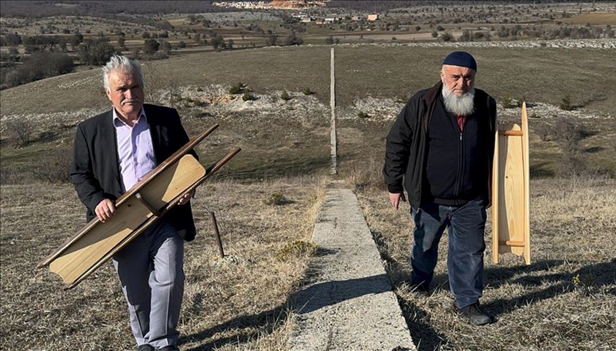 600 yıllık geleneksel kızak yarışları kar yağmadığı için yapılamadı