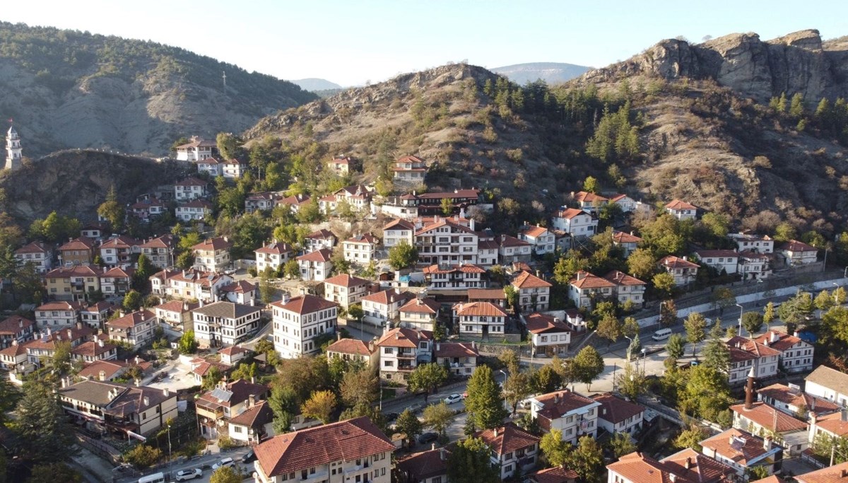 Bolu'nun Göynük ilçesinde sonbahar güzelliği