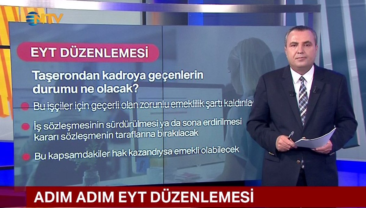 Adım adım EYT düzenlemesi