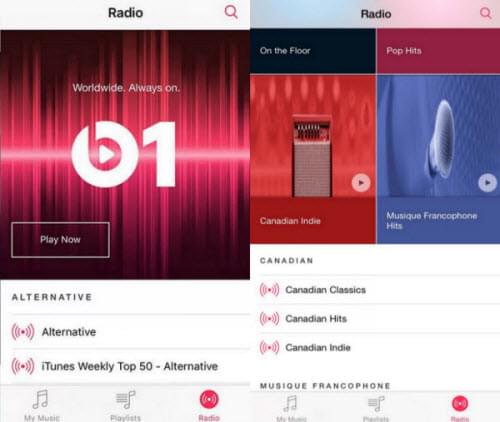 beats 1 radyo arayüzey