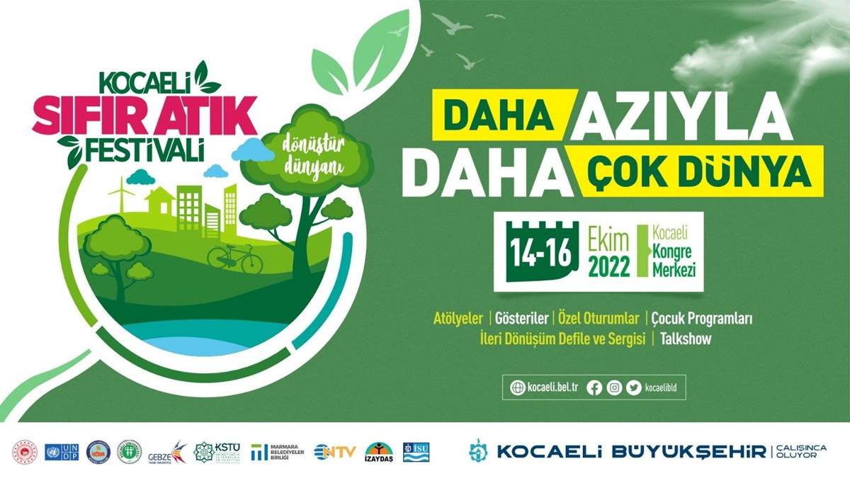 Kocaeli Büyükşehir’den Sıfır Atık Festivali: Daha azıyla daha çok dünya