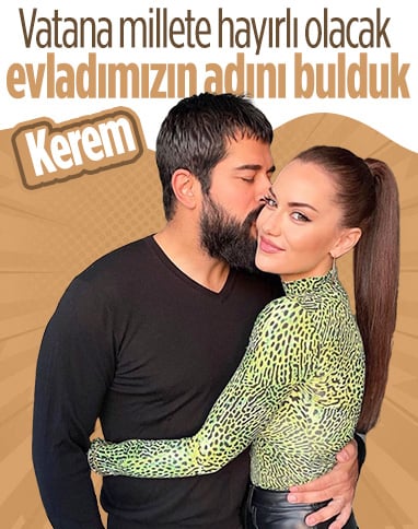 Fahriye Evcen ve Burak Özçivit'in oğullarına vereceği isim belli oldu