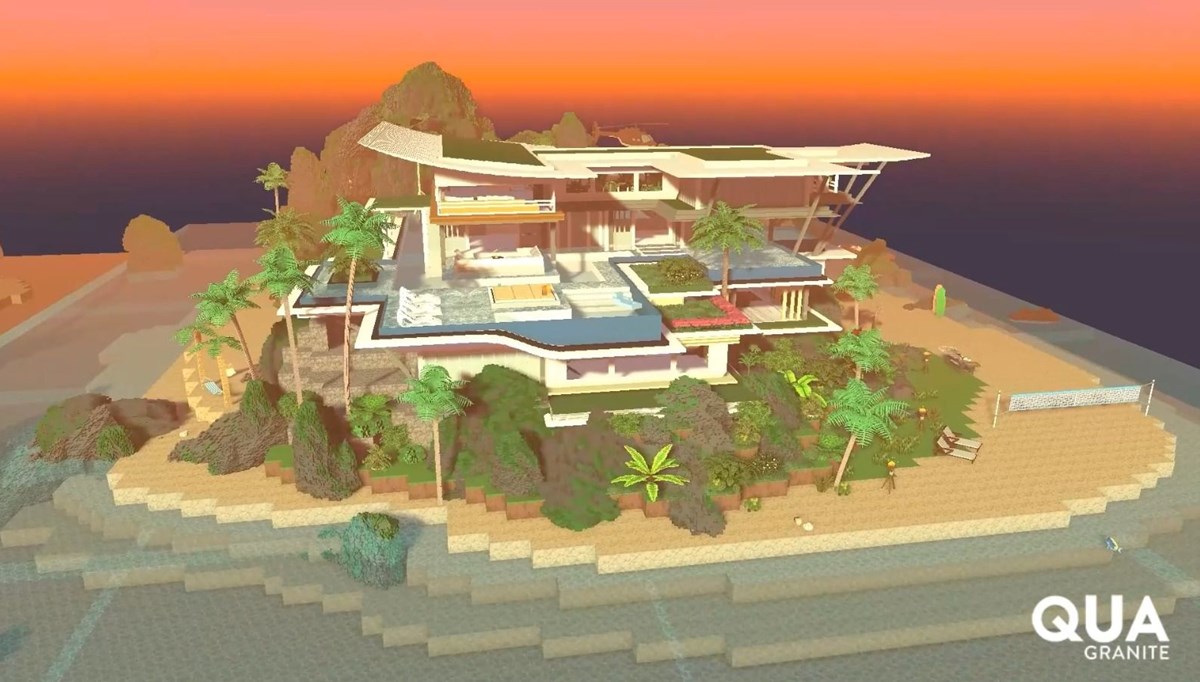 QUA, Sandbox’taki adasında villa tasarımını tamamladı