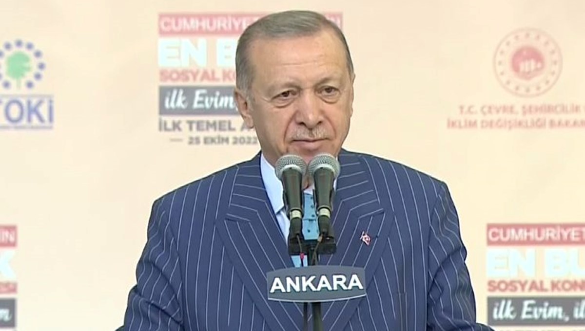 Cumhurbaşkanı Erdoğan: 2028'e kadar 500 bin konutun tamamını bitireceğiz