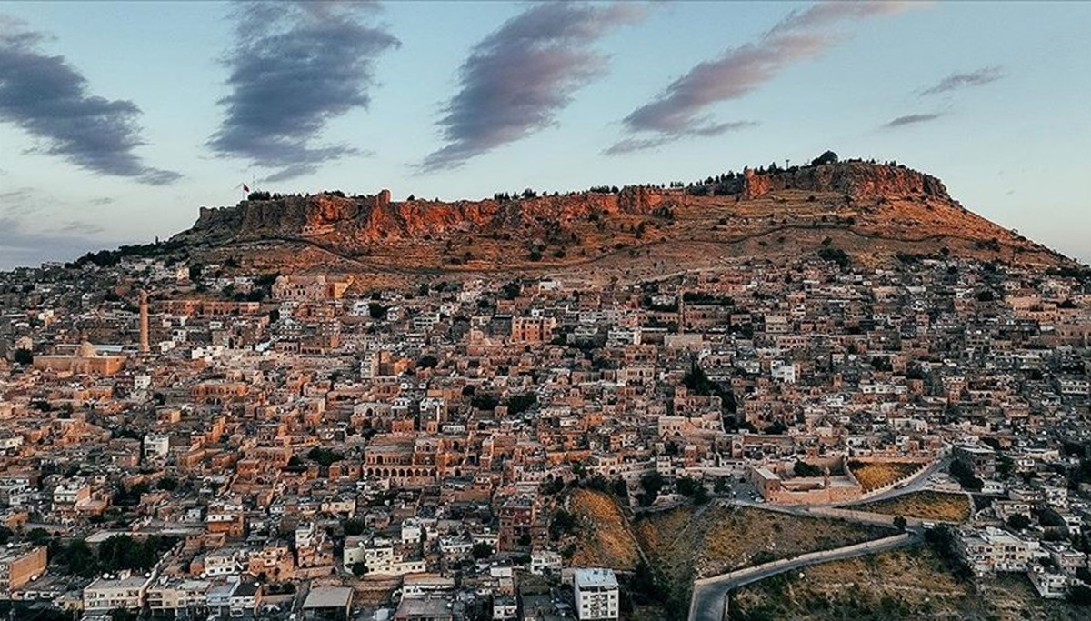 Mardin'in tarihi mekanlarına drone ile bakış