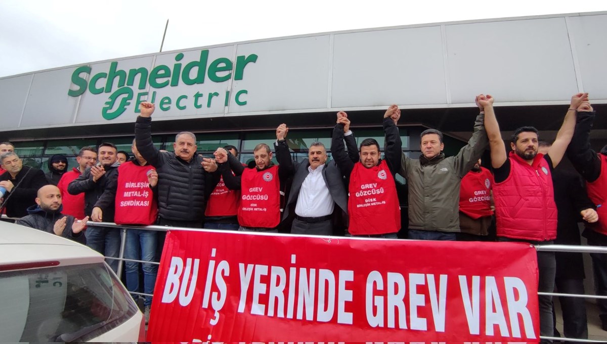 Schneider Enerji'deki grev Cumhurbaşkanı kararıyla ertelendi