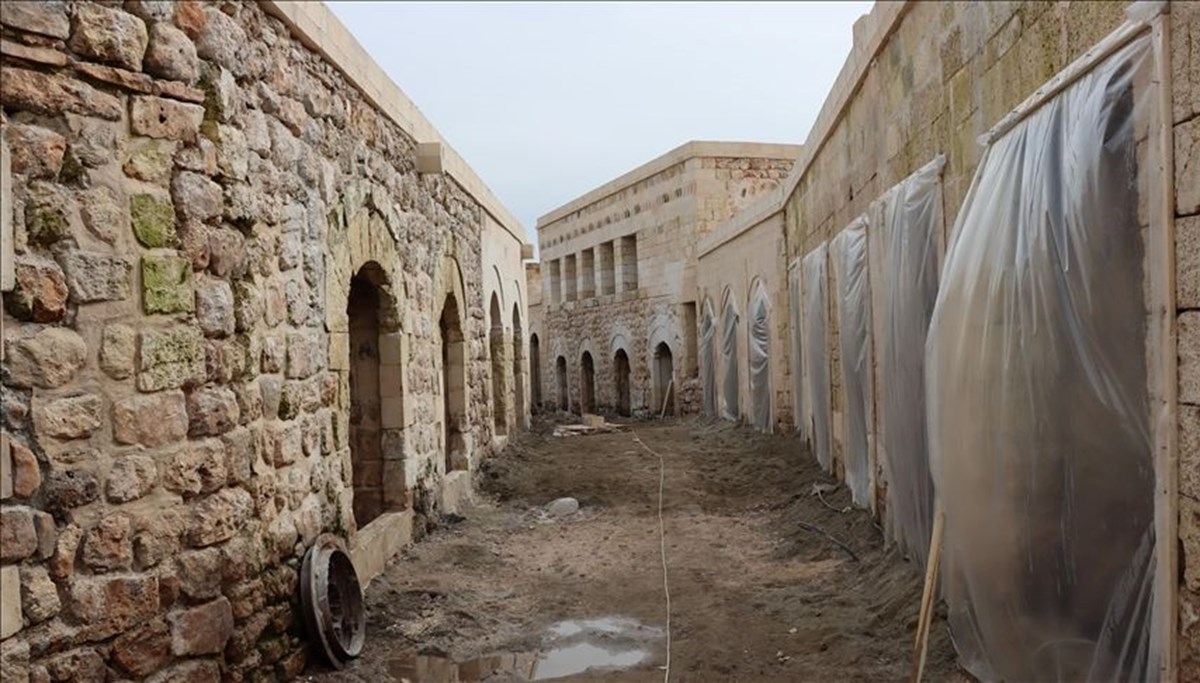 Mardin'in Dargeçit ilçesindeki tarihi Süryani Çarşısı restore ediliyor