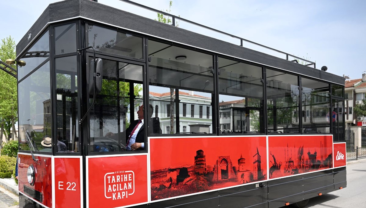 Edirne'de turistleri tarihi yolcuğa gezi treni taşıyacak